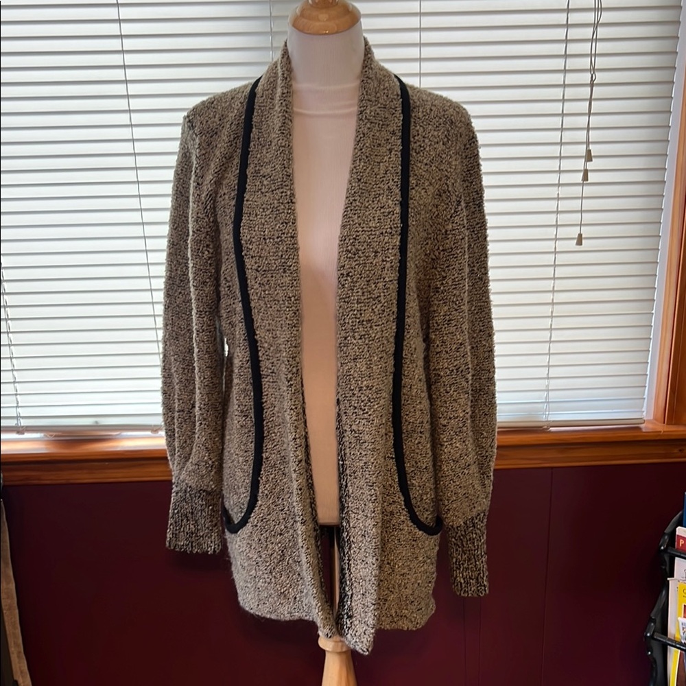 Women's Beige Cardigan Sweater